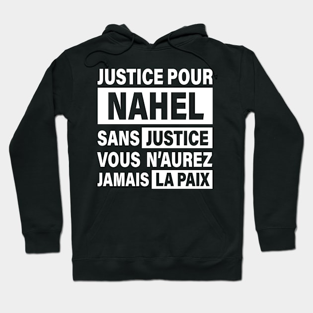 Justice Pour Nahel Hoodie by CF.LAB.DESIGN